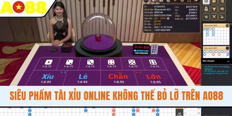 Siêu phẩm Tài Xỉu online không thể bỏ lỡ trên AO88