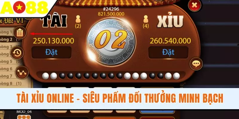 Tài Xỉu Online - Siêu Phẩm Đổi Thưởng Minh Bạch Tuyệt Đối